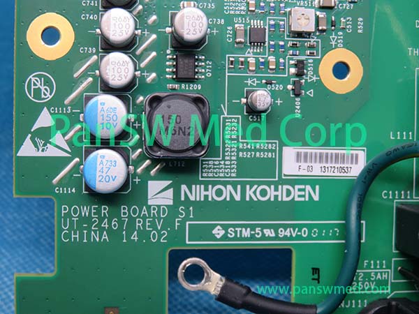 refurbished Nihon Kohden Cardiofax ECG-2250 ECG-2350 power supply board