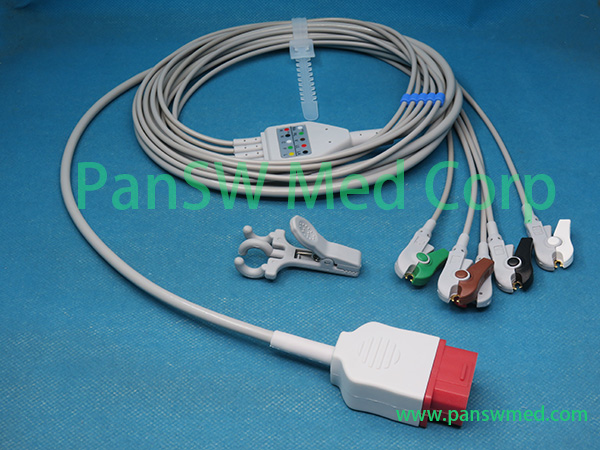 Compatible Bionet BM 5 ECG Cable AHA Clip 5 – PanswMed