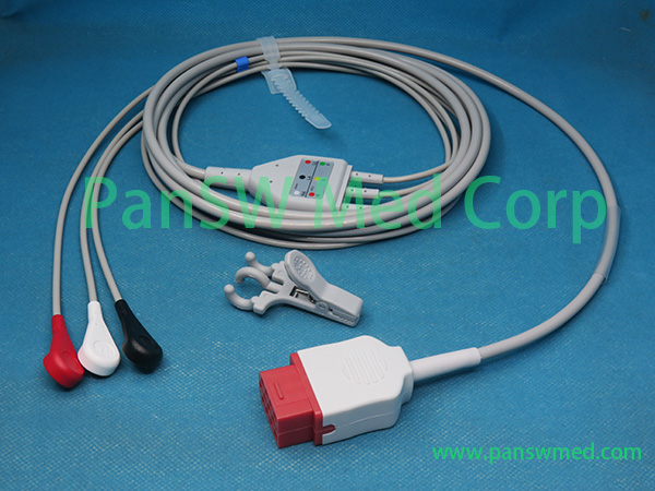 Compatible Bionet BM 5 ECG Cable AHA Snap 3 – PanswMed