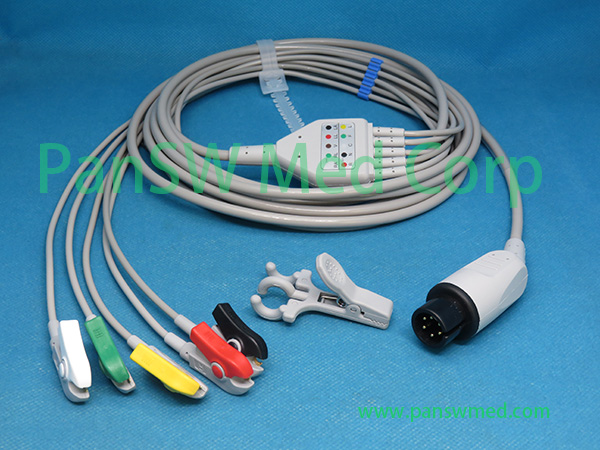 Compatible Criticare Poet 2 504 ECG Cable 4 – PanswMed