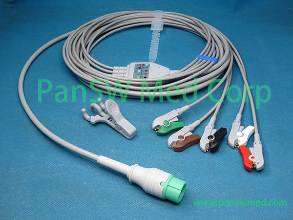 Compatible Denki Healthcare DK 15 ECG Cable Clip AHA 5 – PanswMed