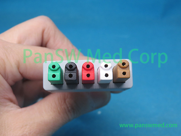 Compatible EL 6501B 0010 30 42735 Mindray ECG Leads AHA Snap 4 – PanswMed