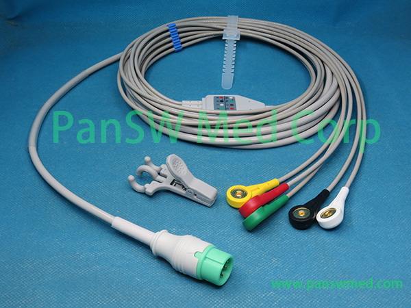 Compatible JL Medicore ECG Cable IEC Snap 5 – PanswMed