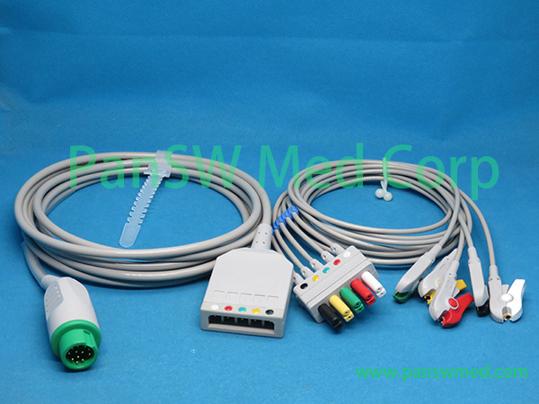 Compatible Mindray 0010 30 42728 Beneview T 5T 6T 8T 9 ECG Cables – PanswMed