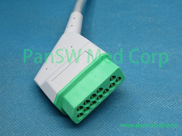 Compatible Nihon Kohden K 922 JC 906P 3leads 6leads ECG Connection Cable 5 – PanswMed