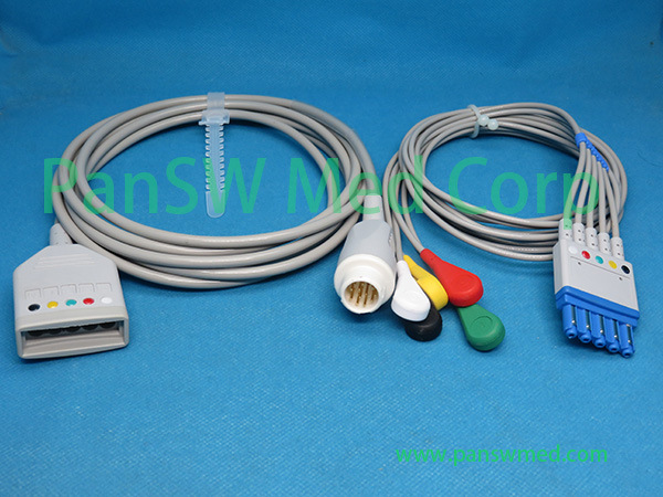 Compatible Philips Intellivue MP 5 ECG Cable 5leads – PanswMed