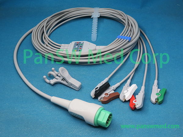 Compatible Siemens Sirecust ECG Cable 5leads AHA Grabber – PanswMed