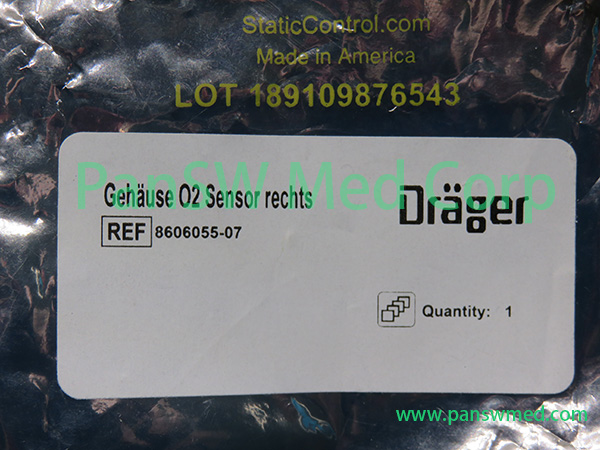Drager Fabius Tiro 8606055 Oxygen Sensor Housing 8 – PanswMed